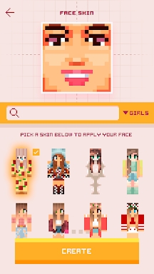 Girl skins for Minecraft ™ screenshots