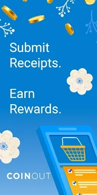 CoinOut Receipts & Rewards App screenshots