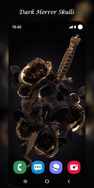 Scary Skull Wallpaper 4K screenshots