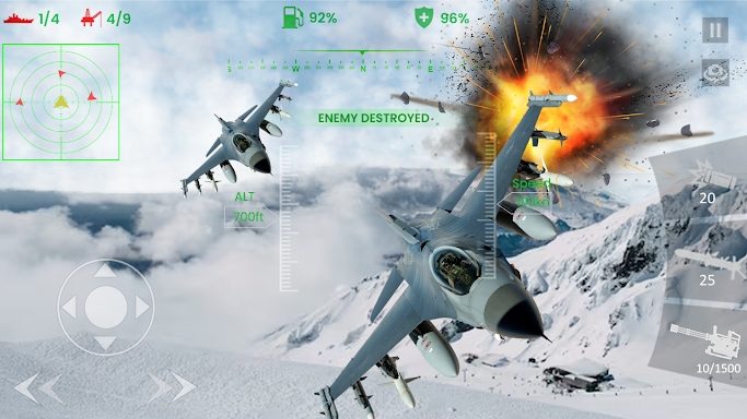 FlyVRX Fighter Jet screenshots