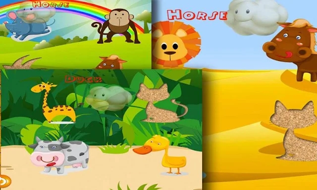 QCat Animal Puzzle screenshots