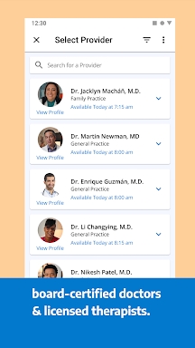 MDLIVE: Talk to a Doctor 24/7 screenshots