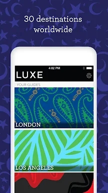 LUXE City Guides screenshots