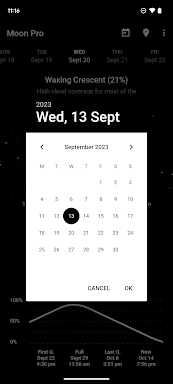 My Moon Phase - Lunar Calendar screenshots