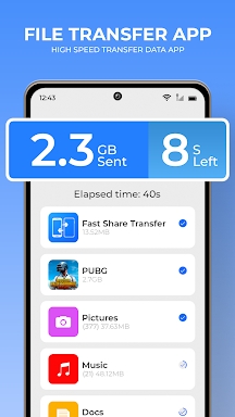 Fast Share Transfer, Share All screenshots