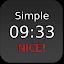 Nice Simple Clock (Widget) icon