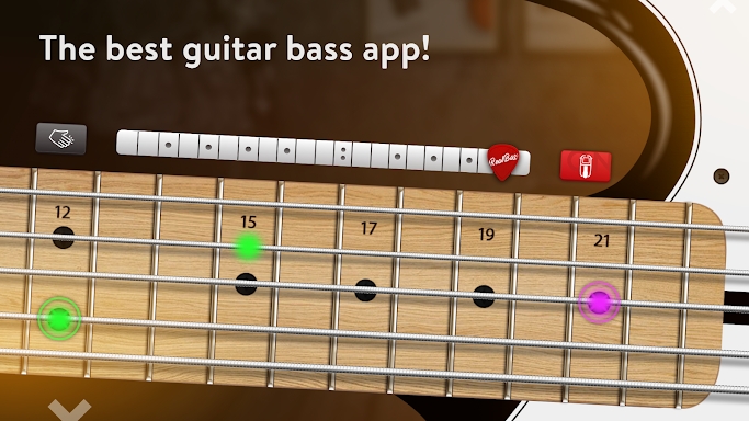 Real Bass: bass guitar screenshots