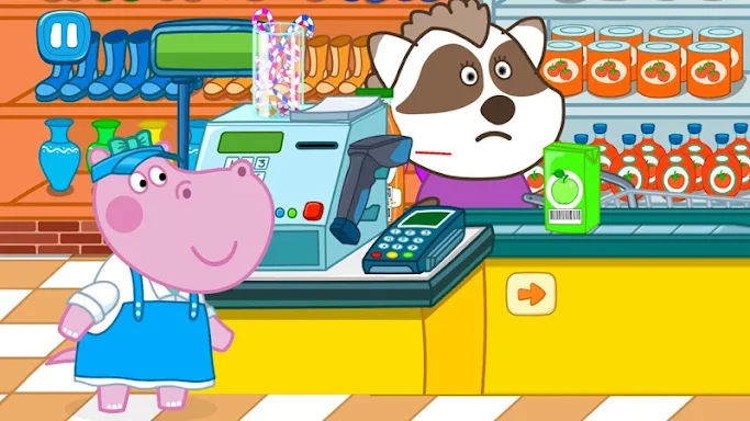 Hippo: Supermarket cashier screenshots