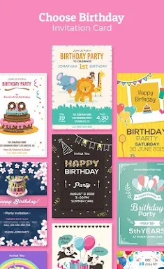 Birthday Invitation Maker screenshots