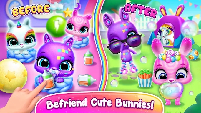 Bunnsies - Happy Pet World screenshots