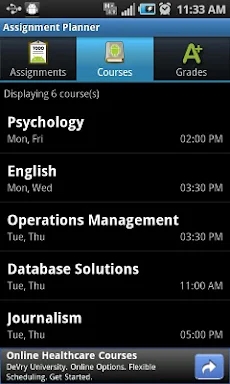 Assignment Planner FREE screenshots