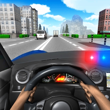 Police Driving In Car screenshots