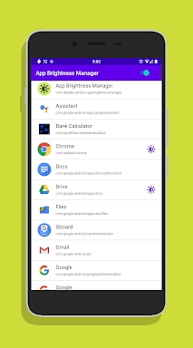 App Brightness Manager screenshots