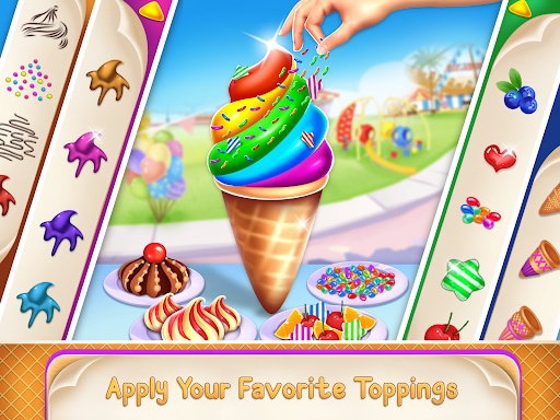 Icecream Cone Cupcake Baking screenshots