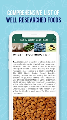 Weight Loss Foods screenshots