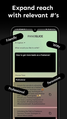 Panoslice: AI Photo Collage screenshots