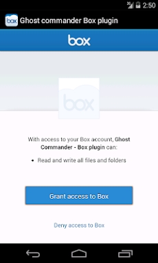 Ghost Commander plugin for BOX screenshots