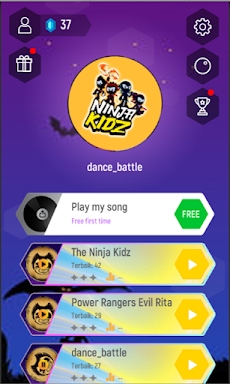 Ninja Kidz Magic Tiles Hop screenshots