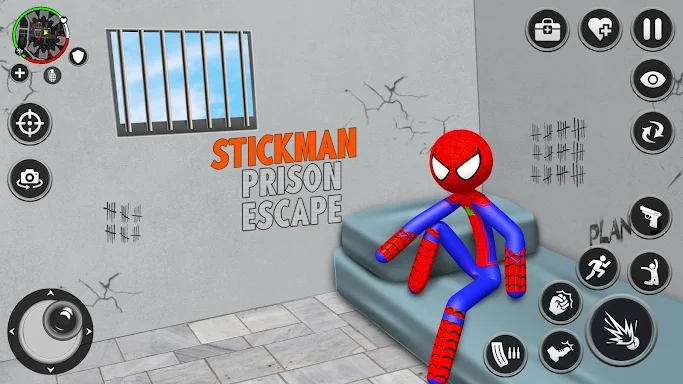 Spider Stickman Prison Break screenshots