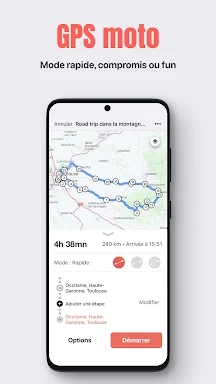 Liberty Rider - GPS moto & SOS screenshots