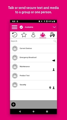 T-Mobile Direct Connect screenshots