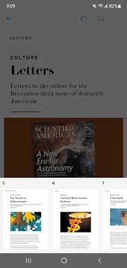 Scientific American screenshots