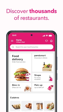 foodpanda: Food & Groceries screenshots