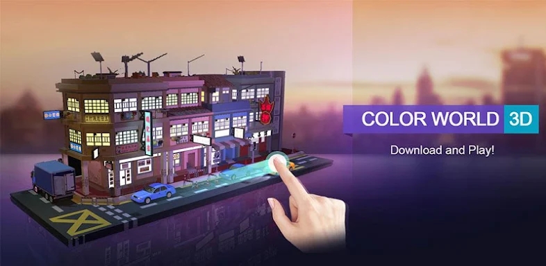 Color World 3D：Paint By Number screenshots