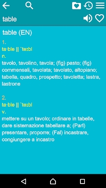 English Italian Dictionary screenshots