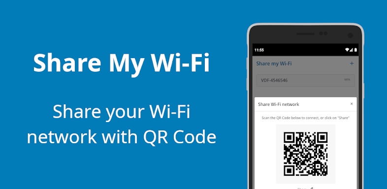 Share My Wi-Fi: QR Code Sharer screenshots