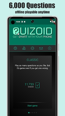 Quizoid: Offline Trivia Quiz screenshots