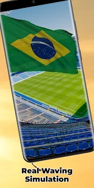 Brazil Flag Live Wallpaper screenshots