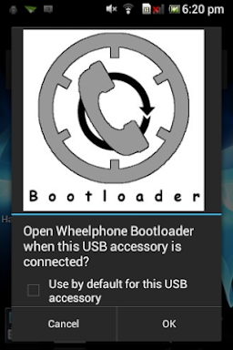 Wheelphone bootloader screenshots