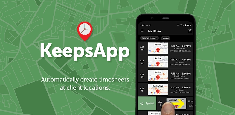KeepsApp - Time Keeper screenshots