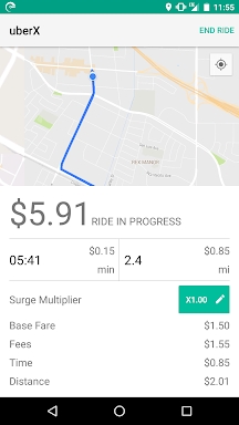 Meter for Uber and Lyft screenshots