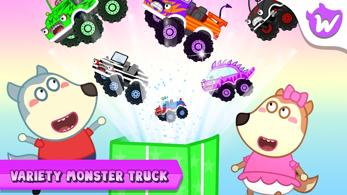 Wolfoo Monster Truck Police screenshots