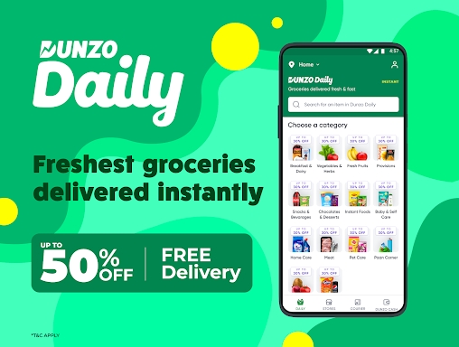 Dunzo: Grocery Shopping & More screenshots