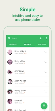 Easy Phone: Dialer & Caller ID screenshots