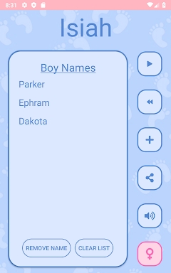 Baby Name Generator screenshots