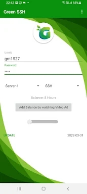 Green SSH screenshots