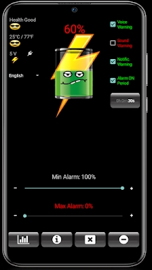 Battery Alarm screenshots