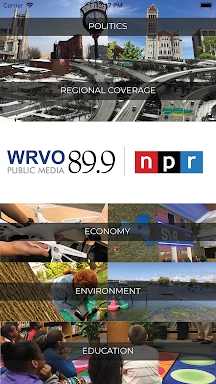 WRVO Public Media App screenshots