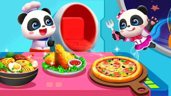 Little Panda's Space Kitchen screenshots