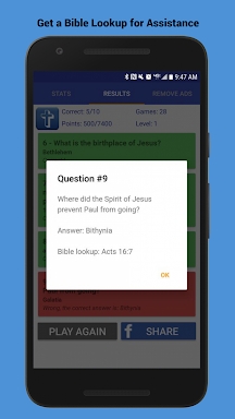 Bible Trivia screenshots