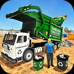 Trash Dump Truck Driver Game