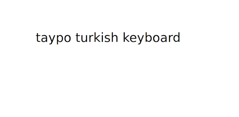 Turkish Keyboard screenshots