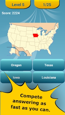 50 US States Quiz screenshots