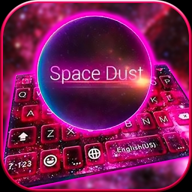 Spacedust Keyboard Theme screenshots