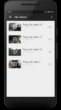 Thuglife Video Maker screenshots