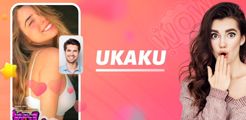 Ukaku - Live video chat screenshots